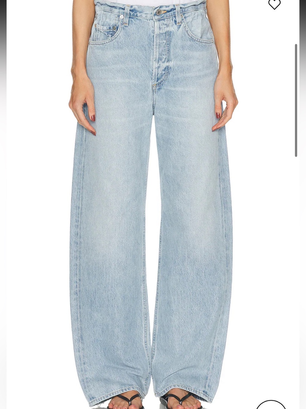 Only worn once! Citizens of Humanity Gwendoline Scrunch Jeans Dakota Size 28